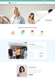 HTML5关爱儿童慈善机构网站模板