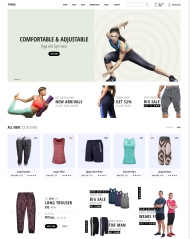 HTML5运动装在线商城网站模板