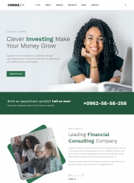 HTML5金融咨询服务公司网站