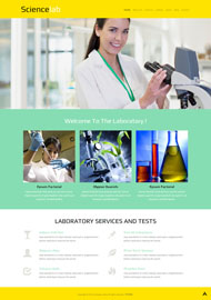 化学研究院HTML5网站模板