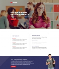 网络在线教育服务机构网站模板