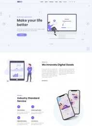 数字产品设计服务公司网站模板
