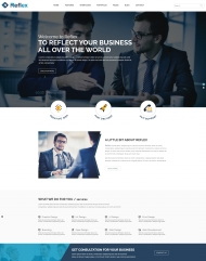 现代设计服务公司网站模板