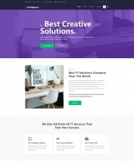 IT解决方案公司网站模板
