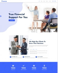 响应式财务记账服务公司网站模板