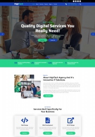 创新IT解决方案公司网站模板