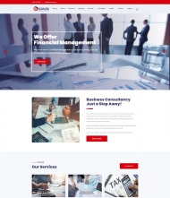 企业咨询管理服务公司网站模板