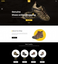 登山运动鞋品电子商务网站模板