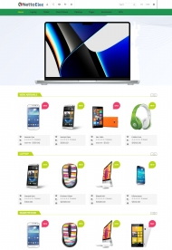 电脑手机电子配件电子商城网站模板
