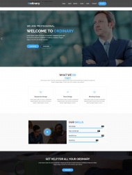 响应式互联网公司网站模板