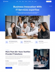 响应式创新IT服务公司网站