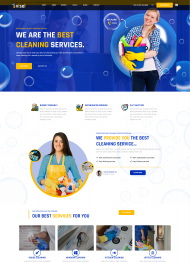  清洁服务家政公司网站模板 