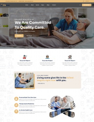 HTML5医疗护理服务机构网站