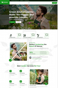 绿色园林花艺服务机构响