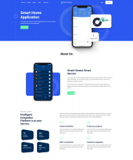 响应式智能家居应用网站