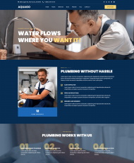 管道工程服务公司HTML5网站