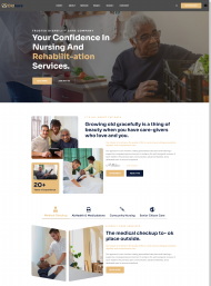 康复服务机构响应式网站