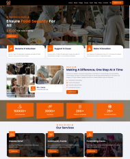 响应式志愿者服务网站模