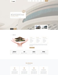 HTML5房地产公司宣传网站模
