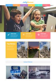 游戏机企业网站模板