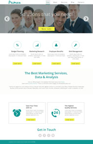 贸易商务企业整站模板