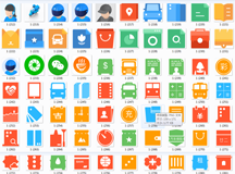 238个手机APP导航PNG图标