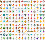 300个各类食材餐具PNG图标