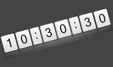 css3安卓3D时钟翻转