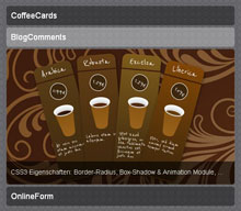 css3透明滑动手风琴