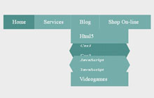 css3 3D下拉菜单 css3 3D翻转下拉菜单代码下载