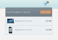 css3购物车下拉列表 css3购物车下拉列表代码下载