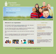 慈善CSS网页模板