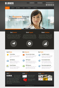 商务企业HTML5模板