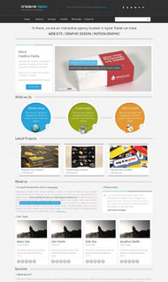 创意媒体CSS3模板