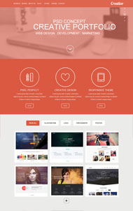粉色大气宽屏HTML5模板