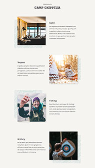 产品展示页CSS3网站模板