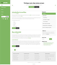 左栏全屏自适应博客模板