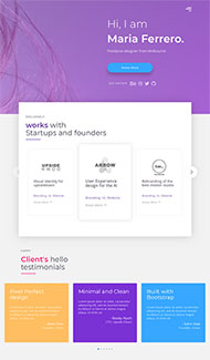 用户体验设计师简历模板