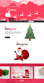 2020年圣诞节专题模板