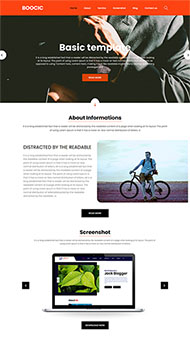 服装设计师个人主页模板