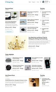 图文新闻博客HTML5模板