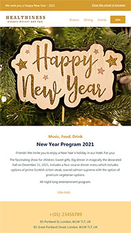 2021年新年快乐HTML模板