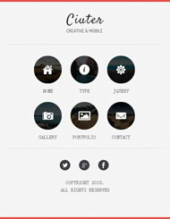 html5手机wap网站模板