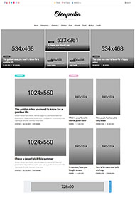 时尚杂志博客HTML模板