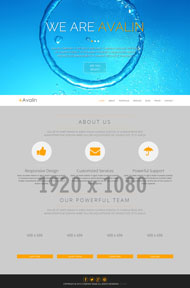 CSS3动画单页Retina模板