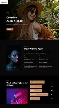 个人写真摄影图片展示模板