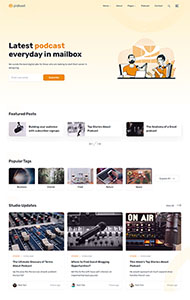 响应式播客博客网站模板