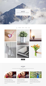 轻量级图片相册博客HTML模板