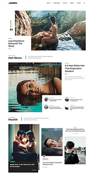 新闻博客自媒体网站模板