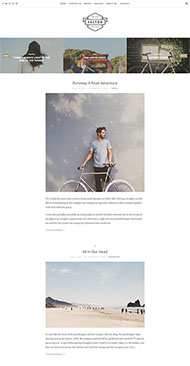 博客杂志作品展示HTML5模板